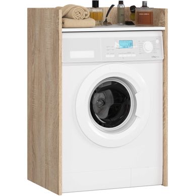 Meuble Pour Lave-linge Fin Chêne Sonoma, Blanche 64 Cm 1 Étagère 64x50x98 Cm Meuble Pour Lave-linge Fin Chêne Sonoma, Blanche 64 Cm 1 Étagère 64x50x98 Cm