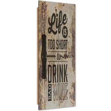Tableau Bois Opératif Sur Le Vin 40 X 120 Cm Marron Tableau Bois Opératif Sur Le Vin 40 X 120 Cm Marron