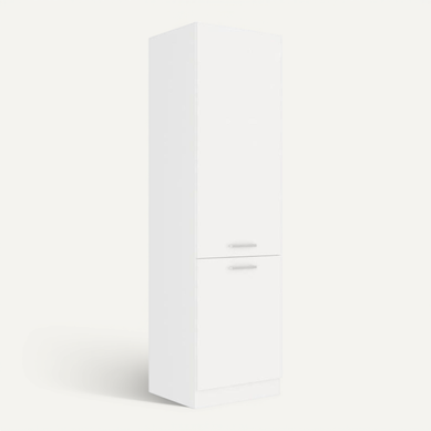 Colonne De Cuisine 2 Portes - Blanc Mat - L 60 X P 58 X H 210 Cm