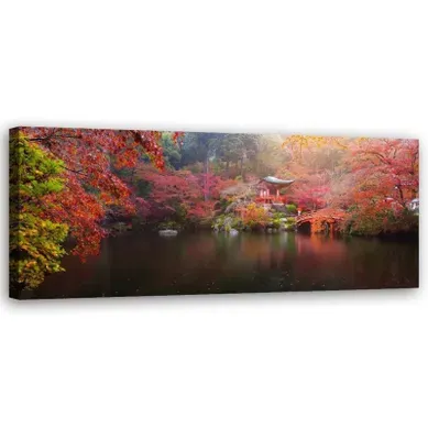 Tableau Le Japon Aux Couleurs Vertes 140 X 45 Cm Rouge Tableau Le Japon Aux Couleurs Vertes 140 X 45 Cm Rouge