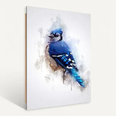 Tableau Oiseau Bleu Bois 40 X 60 Cm Bleu Tableau Oiseau Bleu Bois 40 X 60 Cm Bleu