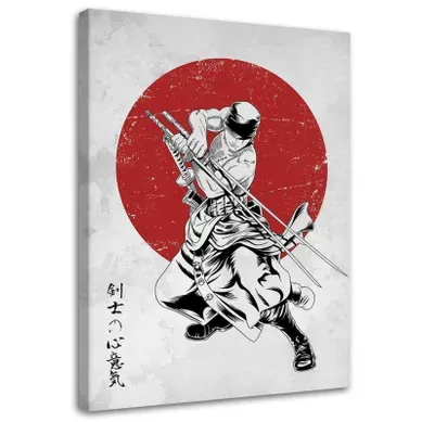 Tableau One Piece Roronoa Zoro Ii 50 X 70 Cm Rouge Tableau One Piece Roronoa Zoro Ii 50 X 70 Cm Rouge