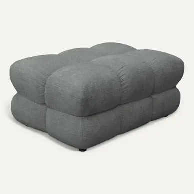 Pouf CAPSIO tissu vert Pouf CAPSIO tissu vert vue 3/4