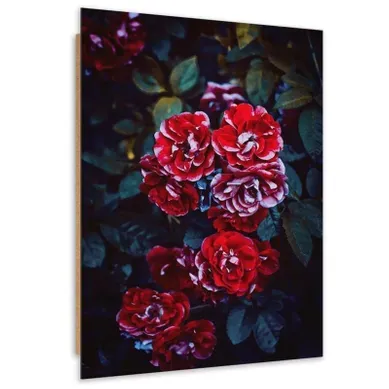 Tableau Bois Rose Fleurs Sur Une Branche 60 X 90 Cm Rouge Tableau Bois Rose Fleurs Sur Une Branche 60 X 90 Cm Rouge