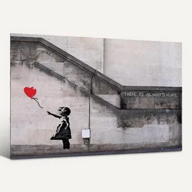 Tableau Bois Ballon En Forme De Coeur Fille Banksy Street Art 40 X 30 Cm Gris Tableau Bois Ballon En Forme De Coeur Fille Banksy Street Art 40 X 30 Cm Gris