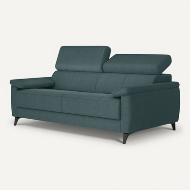 Canapé Droit Taunus 3 Places XXL Tissu émeraude
