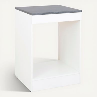 Bas four 60 cm ELSA blanc Bas four 60 cm ELSA blanc vue 3/4