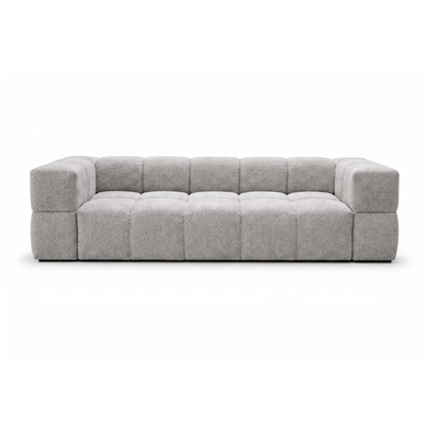 Canapé Bubble Valley 3 Places Convertible – Gris Tissu Bouclé