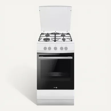 Cuisinière 4 foyers gaz + Four gaz - Facg202b