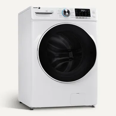 Lave-linge hublot FAGOR FLF1810DIW 18kg Blanc Lave-linge hublot FAGOR FLF1810DIW 18kg Blanc vue 3/4
