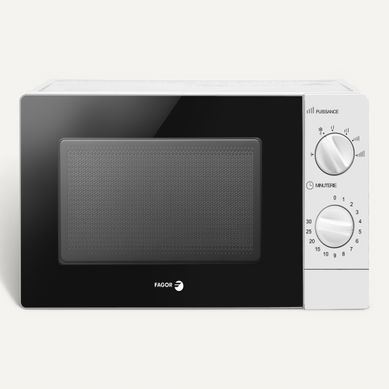 Four micro-ondes monofonction FAGOR FMO207W- 20L - 700W - Blanc Four micro-ondes monofonction FAGOR FMO207W- 20L - 700W - Blanc vue de face