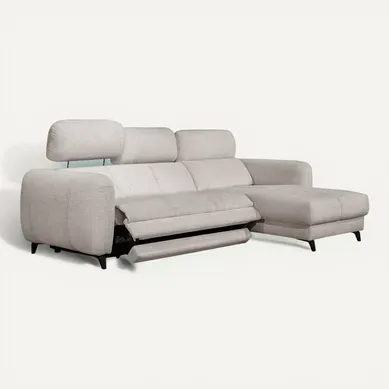 Sven Canapé D'angle Droit 3 Pl, Relax Xl, Appuis-tête Réglables; Crème Sven Canapé D'angle Droit 3 Pl, Relax Xl, Appuis-tête Réglables; Crème