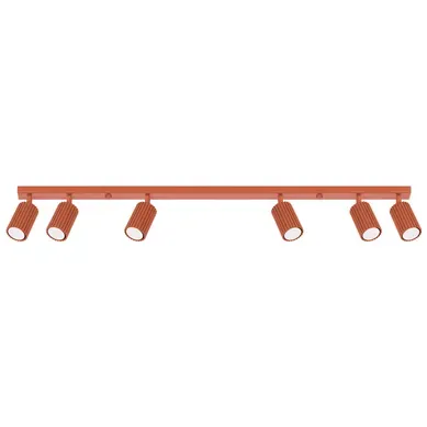 Plafonnier Karbon 6l Rouge Ocre