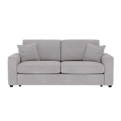 Canapé convertible 3 places pack standard NICARAGUA tissu enjoy gris 21 vue de face