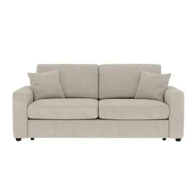 Canapé convertible 3 places pack standard NICARAGUA tissu malmo beige 05 vue de face