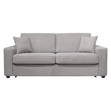 Canapé convertible 3 places pack Standard  NICARAGUA tissu Crown gris 17 vue de face