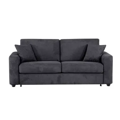 Canapé convertible 3 places pack Standard  NICARAGUA tissu Crown ébène vue de face