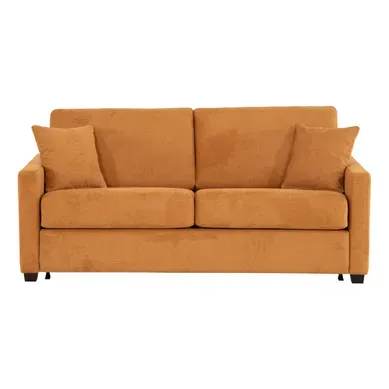 Canapé convertible 3 places NICARAGUA tissu Crown amber 9 vue de face