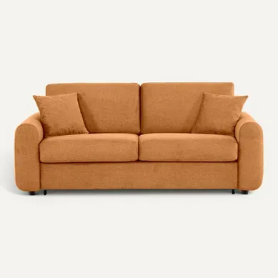 Canapé convertible 3 places pack standard NICARAGUA tissu Crown amber 9 vue de face