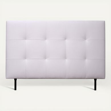 Tête de lit PU L.140 cm KARTY blanc Tête de lit PU L.140 cm KARTY blanc vue de face