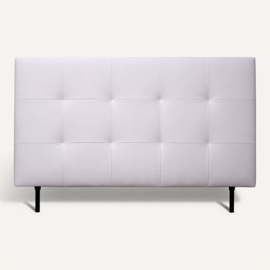 Tête de lit PU L.160 cm KARTY blanc Tête de lit PU L.160 cm KARTY blanc vue de face