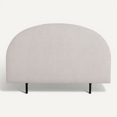 Tête de lit 140/160 cm ROMA tissu beige Tête de lit 140/160 cm ROMA tissu beige vue de face