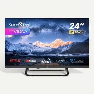 Téléviseur LED HD 24" (60 cm) 24hv02v Smart TV Vidaa - Molotov, Netflix, Prime Video, Disney+