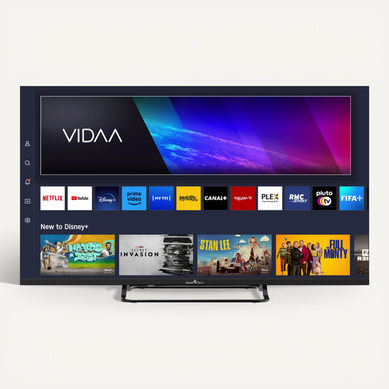 Téléviseur LED 40" (101 Cm) Full HD 40fv02v Smart TV Vidaa - Molotov, Netflix, Prime Video, Disney+ Téléviseur LED 40" (101 Cm) Full HD 40fv02v Smart TV Vidaa - Molotov, Netflix, Prime Video, Disney+