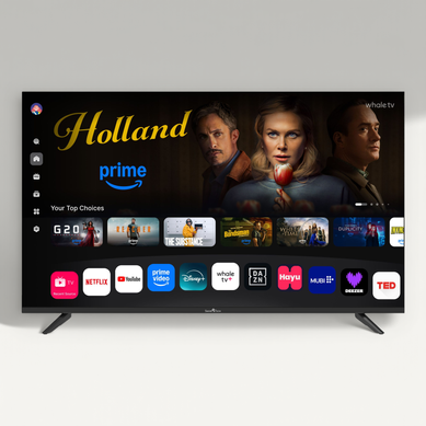 Téléviseur QLED 4k Uhd 43" (108 Cm) Smart TV Whale Os-43qh02v- Molotov, Netflix, Prime Video Téléviseur QLED 4k Uhd 43" (108 Cm) Smart TV Whale Os-43qh02v- Molotov, Netflix, Prime Video
