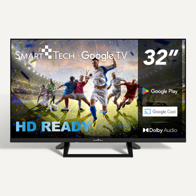 Téléviseur LED HD 32" (80 Cm) Smart TV Google 32hg01v HDMI, USB, Résolution: 1366 * 768