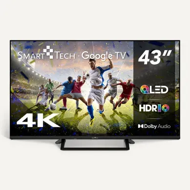Téléviseur QLED 4k Uhd 43" (109 Cm) 43qg06v Google TV - 4xHDMI - 2xUSB - Dolby Audio - Hdr10
