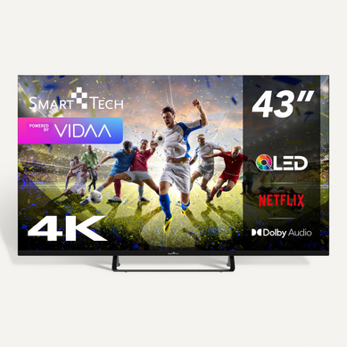 Téléviseur QLED 4k Uhd 43" (109 Cm) 43qv02v Vidaa TV - 3xHDMI - 2xUSB - Dolby Audio - Hdr10