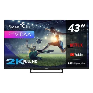 Téléviseur LED Full HD 43" (108 Cm) 43fv02v Smart TV Vidaa - Molotov, Netflix, Prime Vidéo Téléviseur LED Full HD 43" (108 Cm) 43fv02v Smart TV Vidaa - Molotov, Netflix, Prime Vidéo