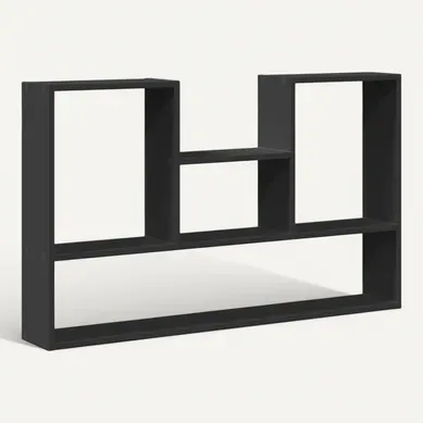 Étagère Murale - Étagère Flottante Noir 99x15x60 Cm Bois D'ingénierie Em358