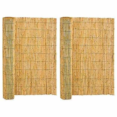 Canisse En Osier Naturel, Clôture De Jardin, Brise Vue, Lot De 2 Protection Contre Le Vent, Soleil Canisse En Osier Naturel, Clôture De Jardin, Brise Vue, Lot De 2 Protection Contre Le Vent, Soleil