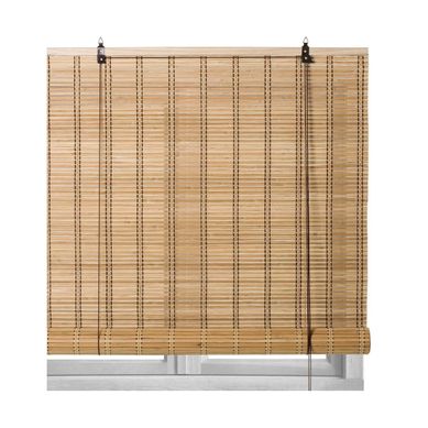 Store Rideau En Bambou Avec Enroulement Manuel,coloris Naturel-l 160 X H 250 Cm Store Rideau En Bambou Avec Enroulement Manuel,coloris Naturel-l 160 X H 250 Cm