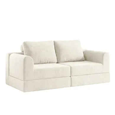 Canapé, Canapé-lit Convertible,avec Mousse À Mémoire De Forme Et Soutien Dorsal,beige Canapé, Canapé-lit Convertible,avec Mousse À Mémoire De Forme Et Soutien Dorsal,beige