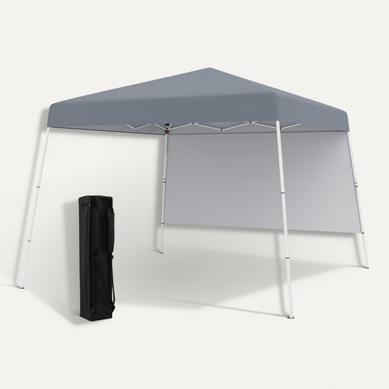 Tonnelle De Jardin 3x3m Tente Réception Pliant Avec Sac à Dos Portable Protection Solaire Gris Tonnelle De Jardin 3x3m Tente Réception Pliant Avec Sac à Dos Portable Protection Solaire Gris