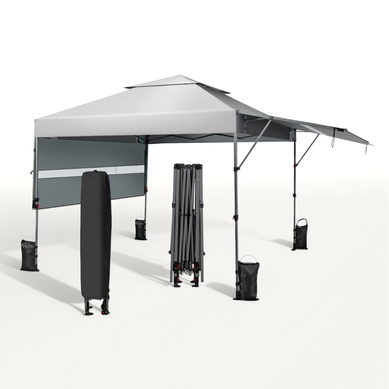 Tonnelle De Jardin Instantanée 3x3m Avec Double Auvents Imperméable Hauteurs Réglable Blanc Tonnelle De Jardin Instantanée 3x3m Avec Double Auvents Imperméable Hauteurs Réglable Blanc