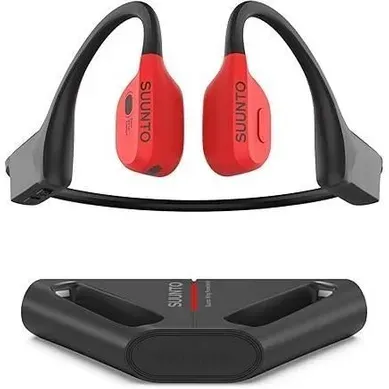 Écouteurs Sans Fil Sport - Suunto Wing - Conduction Osseuse - Powerbank Inclus - Rouge