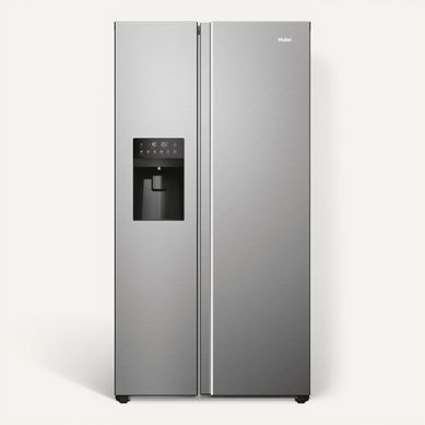 Réfrigérateur américain HAIER HSR5918DIMP 511L Réfrigérateur américain HAIER HSR5918DIMP 511L vue de face