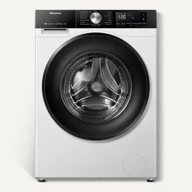 Lave-linge hublot HISENSE WF3S1243BW3 12kg Blanc Lave-linge hublot HISENSE WF3S1243BW3 12kg Blanc vue de face