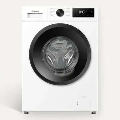 Lave-linge hublot HISENSE WF1I8042BWP 8 kg Lave-linge hublot HISENSE WF1I8042BWP 8 kg vue de face