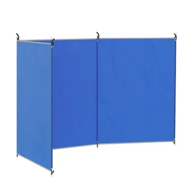 Paravent Exterieur, Brise-vent De Camping, Paravent De Plage 450lx150h Cm Bleu Paravent Exterieur, Brise-vent De Camping, Paravent De Plage 450lx150h Cm Bleu