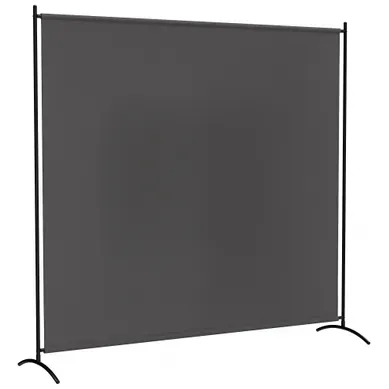 Paravent Exterieur, Séparateur De Pièce 180x50x180cm Gris Foncé Paravent Exterieur, Séparateur De Pièce 180x50x180cm Gris Foncé
