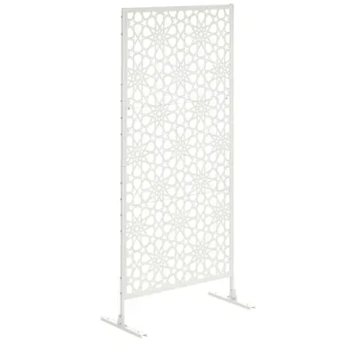 Paravent Extérieur, Brise-vue 92x45x198cm Blanc Paravent Extérieur, Brise-vue 92x45x198cm Blanc