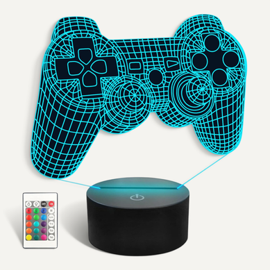 Lampe 3d Visuel Créatif, éclairage Doux, Non Clignotant, Sécurisé Pour Les Enfants