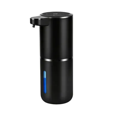 Distributeur De Savon Automatique à Détection, Capacité De 400ml, USB-c, Noir Distributeur De Savon Automatique à Détection, Capacité De 400ml, USB-c, Noir