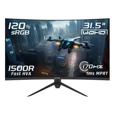 Moniteur De Jeu H32s17 32 Pouces 2560 X 1440 Qhd 180 Hz Hva Incurvé 1500r Moniteur De Jeu H32s17 32 Pouces 2560 X 1440 Qhd 180 Hz Hva Incurvé 1500r