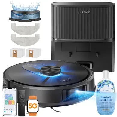 Aspirateur Robot laveur TS20 Pro Navigation De Lidar - Noir-  Station auto Ultra-Puissant